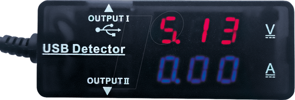 Raspberry Pi -амперметр/вольтметр, двосторонній, USB