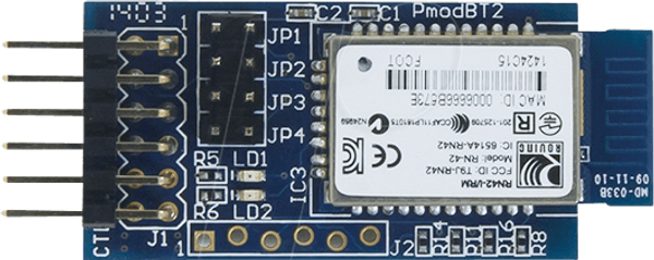 Pmod BT2: інтерфейс Bluetooth