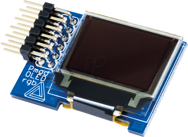 PMOD OLEDrgb: 96 x 64 RGB OLED-дисплей з 16-бітною роздільною здатністю кольору