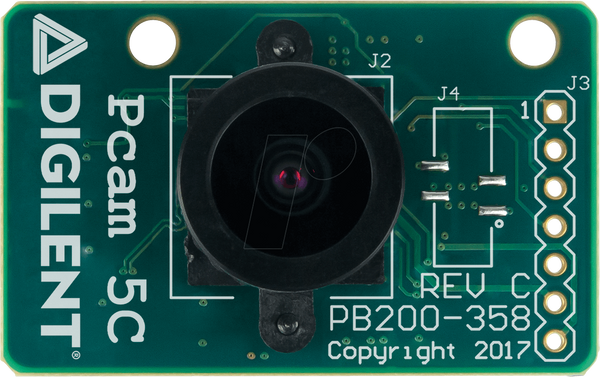 Pcam 5C: модуль кольорової камери на 5 МП з фіксованим фокусом