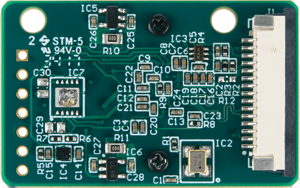 Pcam 5C: модуль кольорової камери на 5 МП з фіксованим фокусом