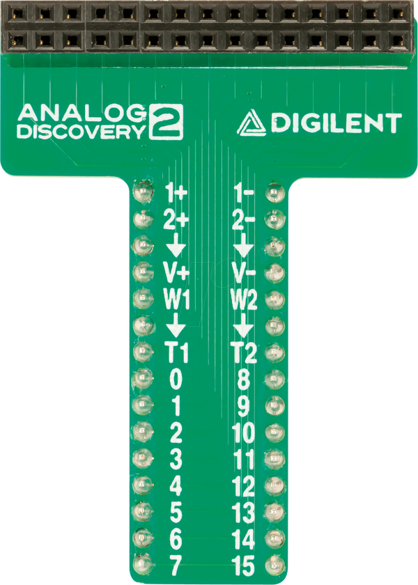 Прорив на макетній дошці для Analog Discovery-2