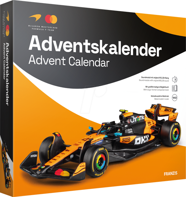 Адвент-календар - команда Формули-1 McLaren