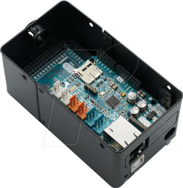 Корпус для Arduino UNO Rev3/Mega Rev3, сталевий, чорний