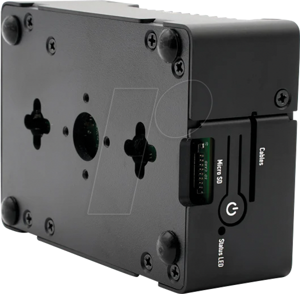 Корпус для Raspberry Pi 5 з радіатором, алюмінієвий, чорний