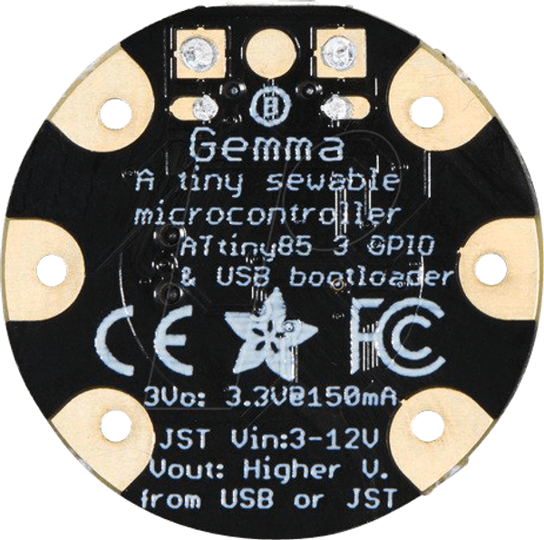 Платы разработки - Adafruit GEMMA V2