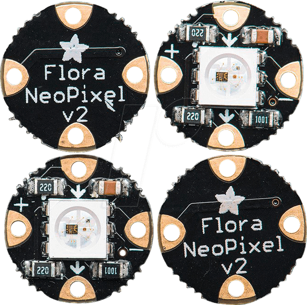 Плати розробника - Flora RGB Smart NeoPixel, 4 шт, WS2811