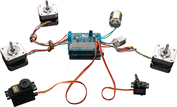Щит Arduino - двигатель, TB6612FNG
