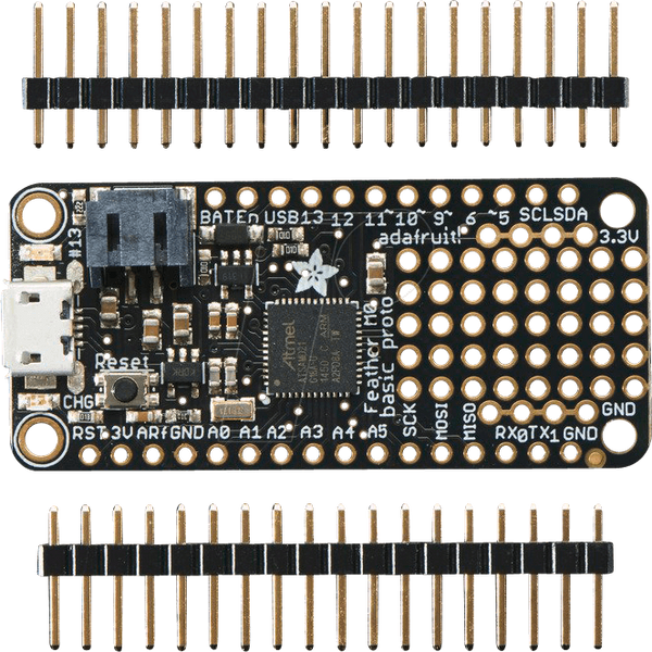 Платы разработки - Adafruit Feather M0 Basic Proto