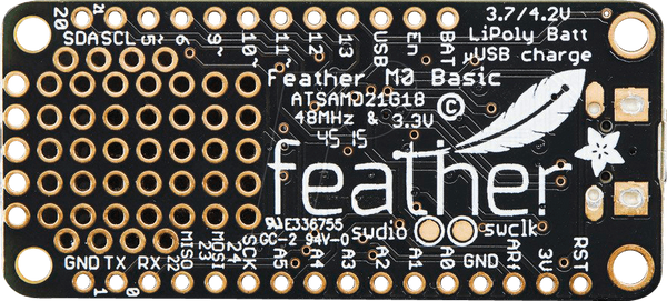 Платы разработки - Adafruit Feather M0 Basic Proto