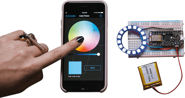 Платы разработки - Adafruit Feather 32u4 Bluefruit LE