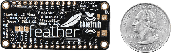 Платы разработки - Adafruit Feather 32u4 Bluefruit LE