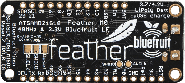 Платы разработки - Adafruit M0 Bluefruit LE