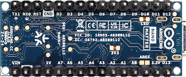 Arduino Nano Matter, MGM240S, USB-C, сумісний з Matter, з головкою