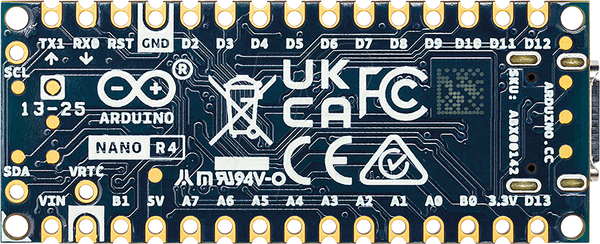 Arduino NANO R4, RA4M1, без роз'єму