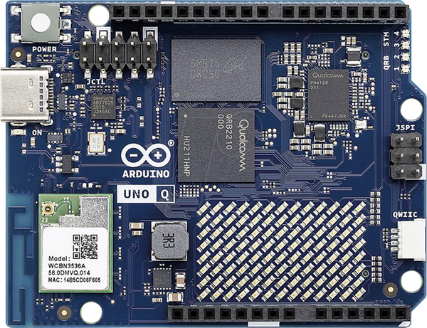 Arduino UNO Q - 4x 2 ГГц, 4 ГБ, 32 ГБ eMMC