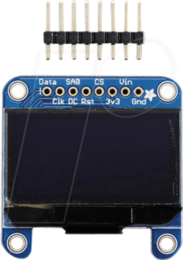 Плати розробника - OLED-дисплей, 1,3 дюйма, 128x64 пікселів, SSD1306