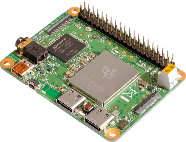 Coral Dev Board Mini, четырехъядерный процессор и TPU Google Edge с поддержкой ИИ, Wi-Fi.