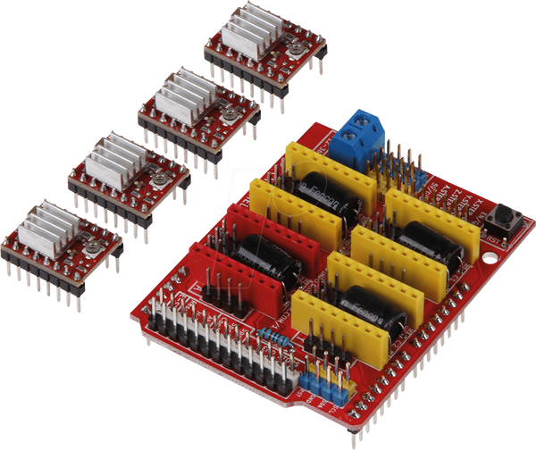 Arduino Shield - плата контроллера ЧПУ, A4988