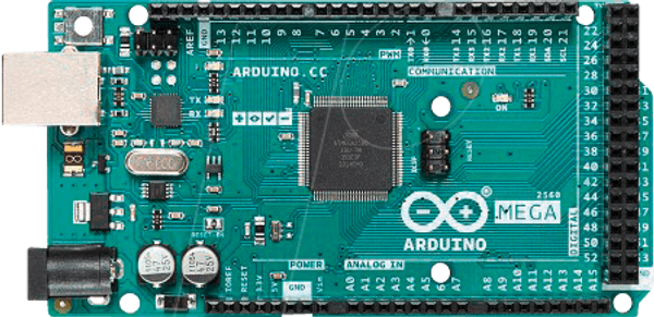 Arduino Mega 2560, ATmega1280, USB