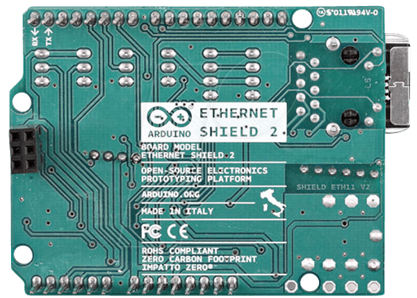 Arduino Shield - Ethernet Shield 2, без PoE, W5500