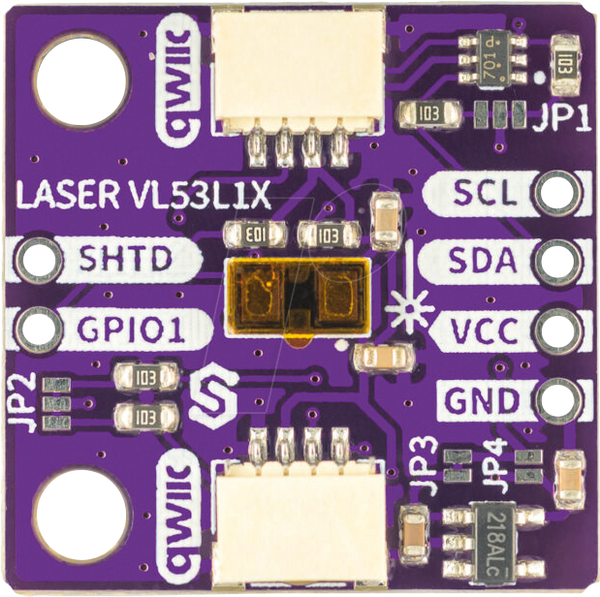 Arduino — лазерный датчик расстояния, от 30 мм до 4 м
