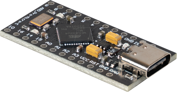 Arduino - Мікроконтролер, ATMega32U4, USB-C