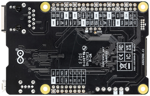 Arduino Portenta — держатель для шляпы
