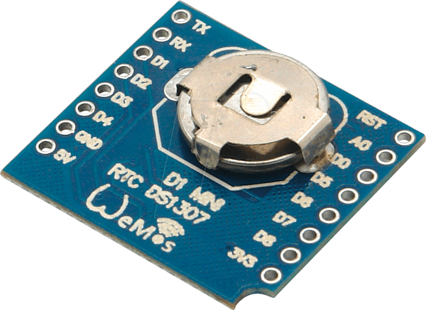 D1 Shield - часы реального времени, DS1307