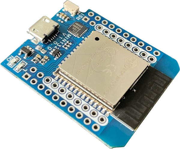 D1 Mini Pro - плата ESP32-WROOM, CP2104
