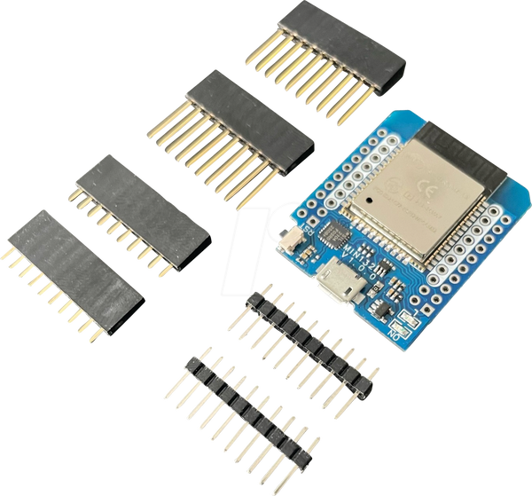 D1 Mini Pro - плата ESP32-WROOM, CP2104