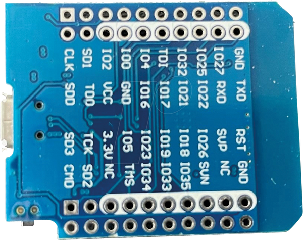 D1 Mini Pro - плата ESP32-WROOM, CP2104