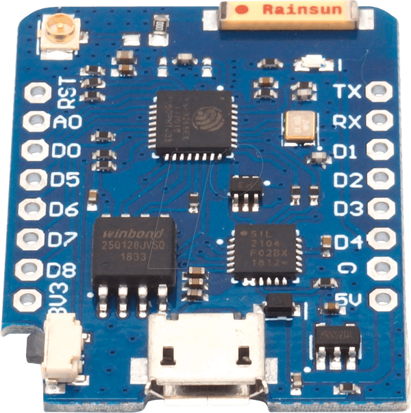 D1 Mini Pro - сумісна плата ESP8266, CP2104