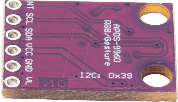 Плати розробника - розпізнавання жестів, RGB IR, APDS-9960