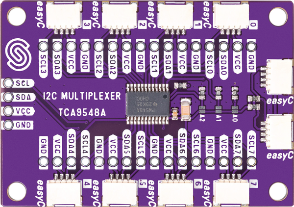 Плати розробника - мультиплексор I2C, TCA9548A