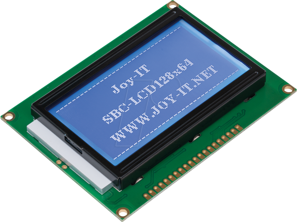 Плати розробника - дисплей графічний LCD, 128x64 пікселів
