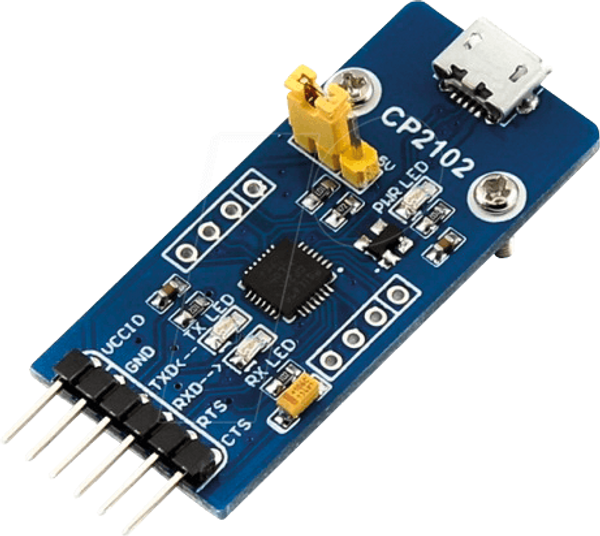 Плати розробника - роз'єм microUSB на UART, CP2102