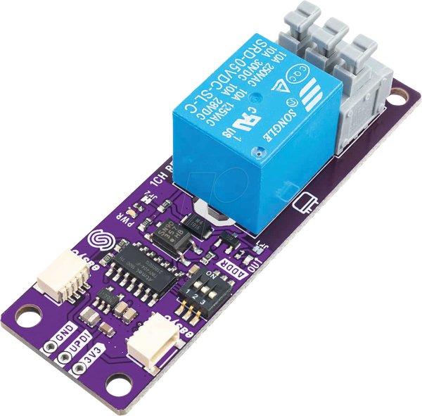 Плати розробника - Релейні, 1 канал з easyC, SRD-05VDC-SL-C