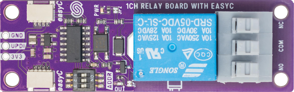 Плати розробника - Релейні, 1 канал з easyC, SRD-05VDC-SL-C