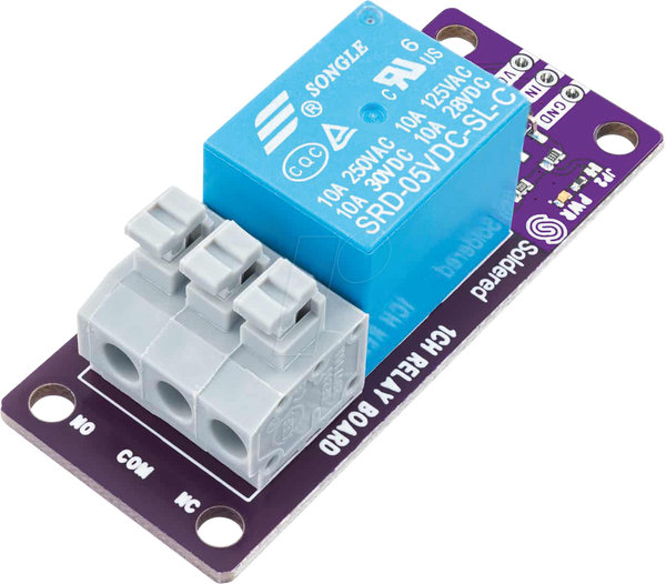 Плати розробника - Релейні, 1 канал, SRD-05VDC-SL-C