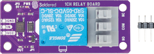 Плати розробника - Релейні, 1 канал, SRD-05VDC-SL-C