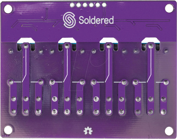 Плати розробника - Relay, 4 канали, SRD-05VDC-SL-C