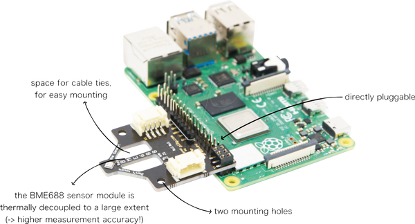 Плати розробника - Датчик Bosch BME688