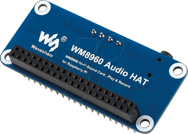Raspberry Pi Shield - Hi-Fi Stereo Sound HAT, WM8960