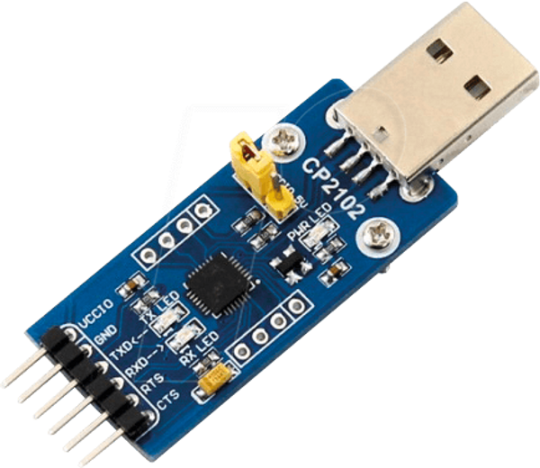 Плати розробника - USB type-A to UART, CP2102