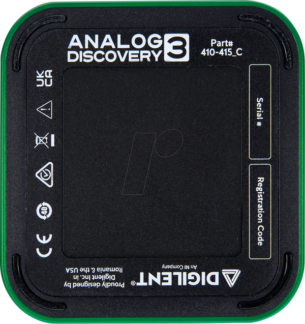 Analog Discovery 3: USB-осцилограф 125 MS/s, генератор сигналів