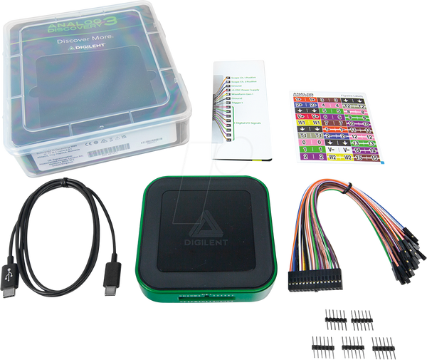 Analog Discovery 3: USB-осцилограф 125 MS/s, генератор сигналів