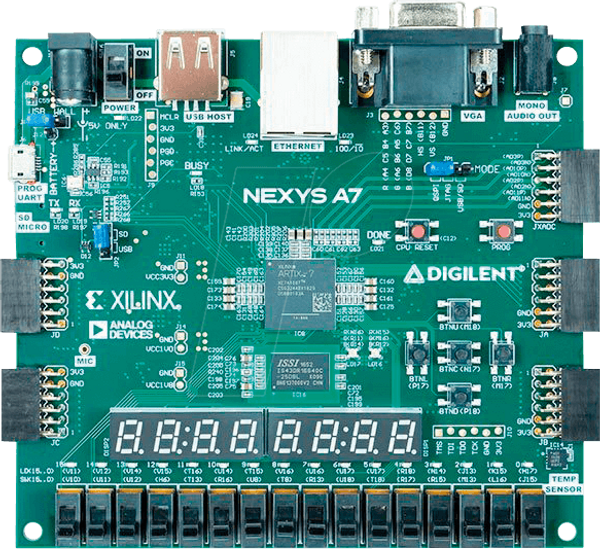 Nexys A7-100T: Навчальна плата для ПЛІС, рекомендована для навчальних програм ECE