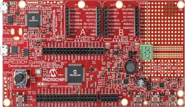 dsPIC33CH Плата для розробки Curiosity (DM330028-2)