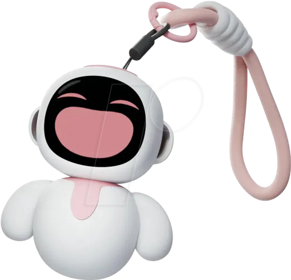 Energize Lab Eiliko - AI Companion, розовый, брелок